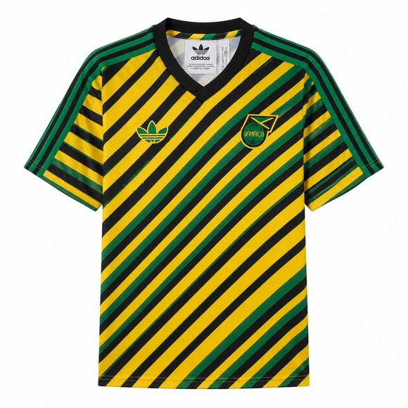 adidas Other - Adidas Soccer Jersey Mens Medium Jamaica National Team Football Federation Rasta